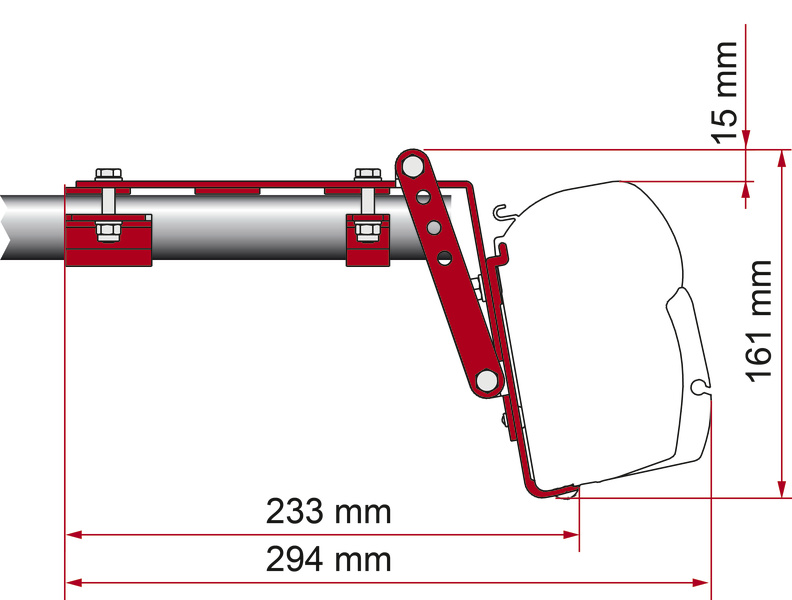 F45 İçin Tavan Rayı Tente Adaptörü - 2