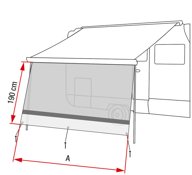 SunView XL Ön Panel 325 cm - 2