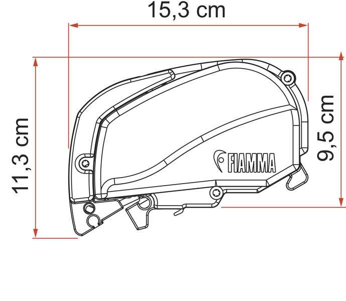 Çatı Tentesi F80S Beyaz 3,4 Gri Kasa - 4