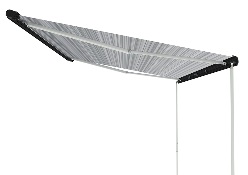 Fiamma F80S Çatı Tipi Tente Siyah Kasa 4,5 m Gri Kumaş - 3