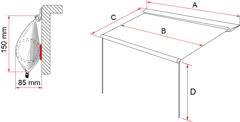 F.Carav.Store Evo 2m R.Gr Torba Tente - 2