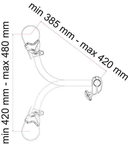 Bike-Block Pro S3 Bisiklet Sabitleme Kolu - 2