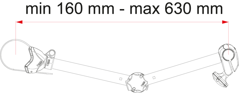 Bike-Block Pro S D2 Black Siyah Bisiklet Sabitleme Kolu - 2