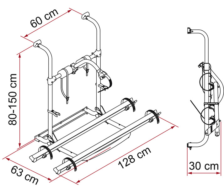 Carry Bike UL 2 Bisikletlik Arka Taşıyıcı - 3