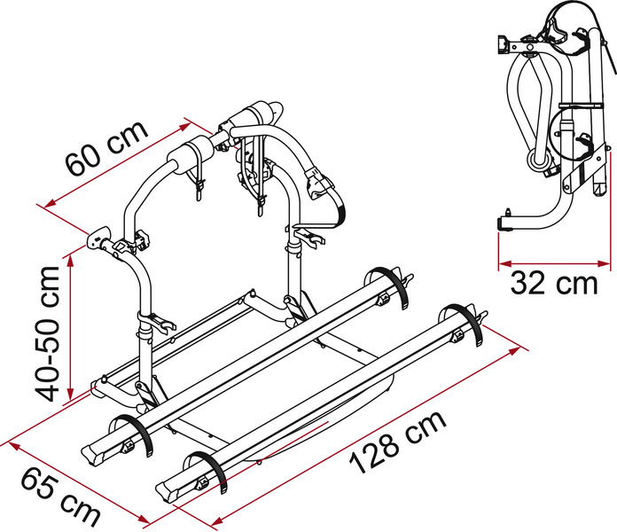 Carry Bike CL 2 Bisikletlik Arka Taşıyıcı - 4