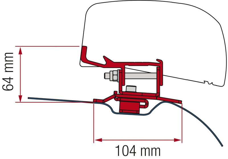 Adapter F40Van PSA black - 2