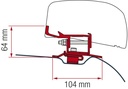 Adapter F40Van PSA black - 2