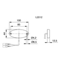 LED Sınır Lambası 12V 1W Arka - 2