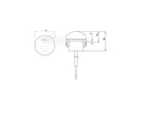 LED Sınır Lambası 9-33V 0,6W Şeffaf - 2
