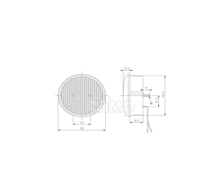 LED Sis Lambası 12V 4W Kırmızı - 2