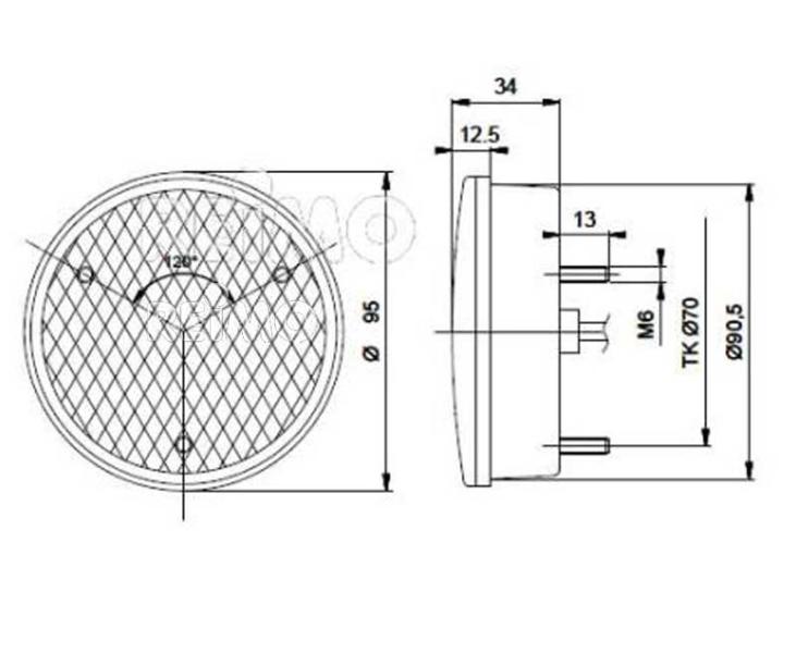 LED Arka Sis Lambası 4W Şeffaf - 3