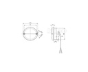 LED Arka Sis Lambası 3W Kırmızı - 2