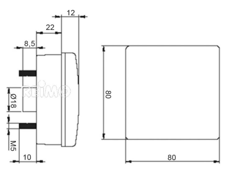 LED Fren Stop Lambası 4W Şeffaf - 2
