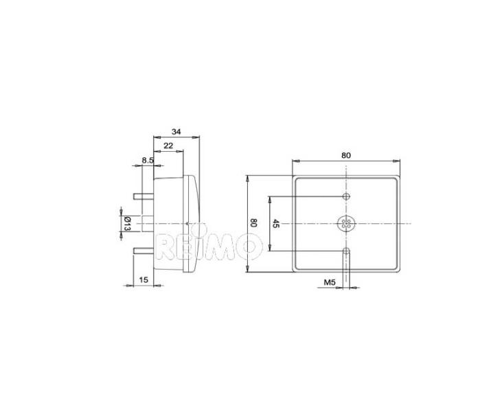LED Arka Sis Lambası 3W Şeffaf - 2