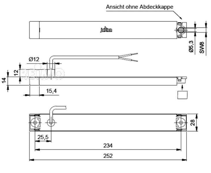 LED Arka Sis Lambası 9-32V 2,2W - 2