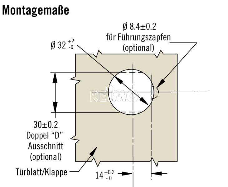 Döner Push-Lock Tek Delikli 1.2 - 4