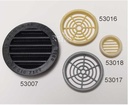 Mobilya Havalandırması 60mm yuvarlak krem - 2