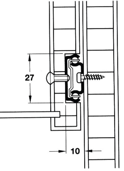 Çekmece Kızağı 278mm - 2