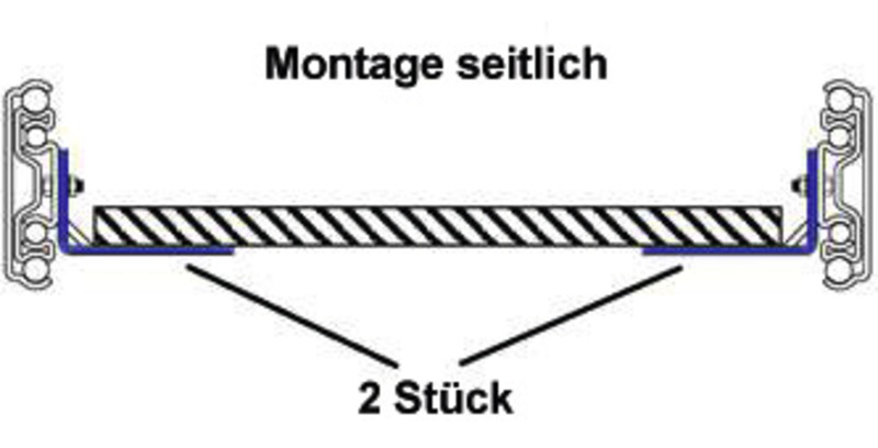 Tam açılım için bağlantı elemanı, 559mm - 2