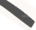 Pelüş Cırt Bant 10mm Gri 5m - 2