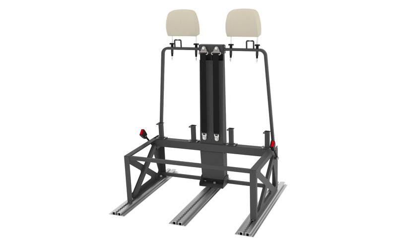 3 Nokta Emniyet Kemerli İskelet 900 mm ve Montaj Kiti - 2