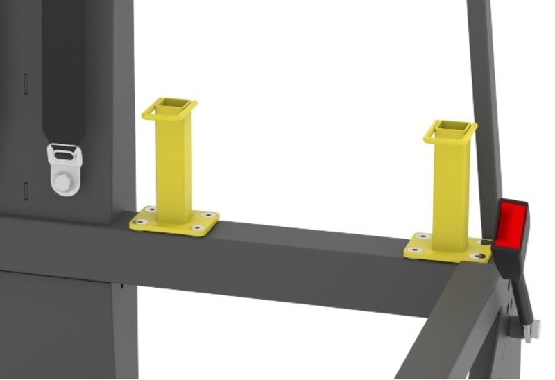 3 Nokta Emniyet Kemerli İskelet 900 mm ve Montaj Kiti - 4