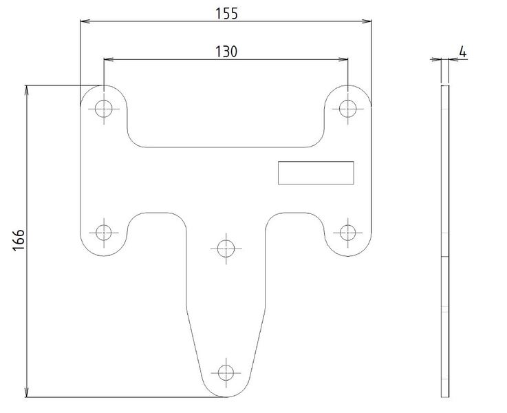 Handbremsadapter, drehbar für Transporter - 4