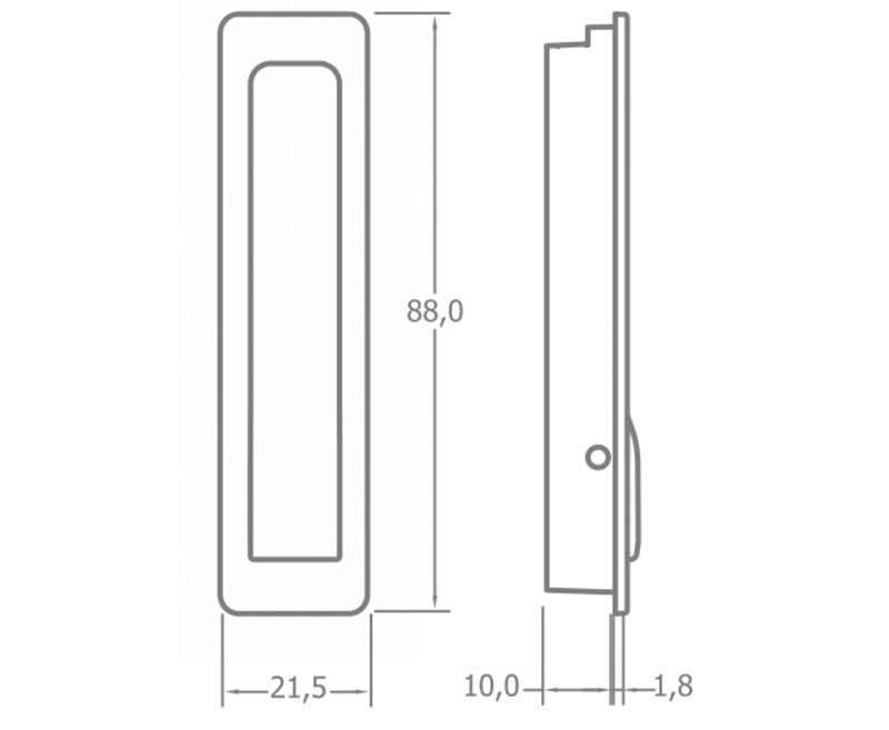 Katlanır Askı 88x21,5 mm - 2