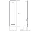 Katlanır Askı 88x21,5 mm - 2