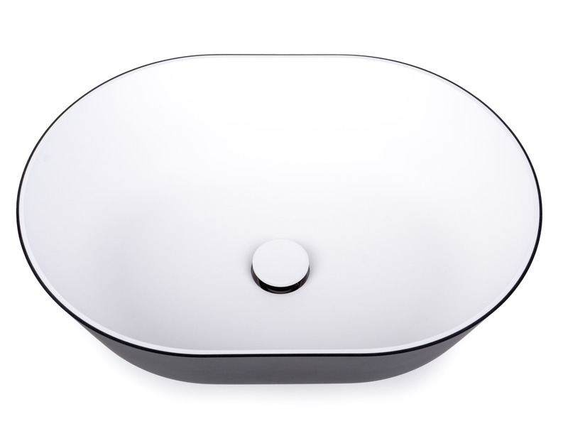 Oval Lavabo 350x260 İki Renkli - 2