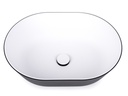 Oval Lavabo 350x260 İki Renkli - 2