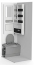 Kompakt Banyo Elemanı Beyaz/Siyah - 2