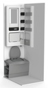 Kompakt Banyo Elemanı Beyaz/Siyah - 3