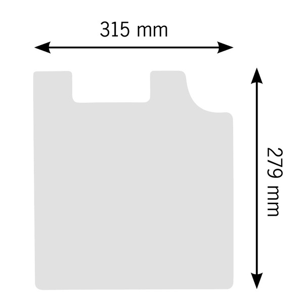 Kesme Tahtası 315x345x10 mm - 2