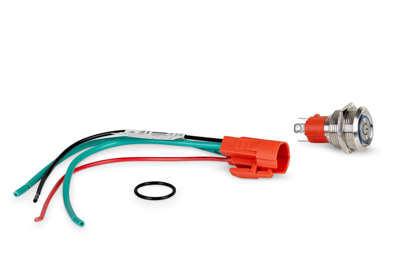 Gümüş renkli 15A LED anahtar - 2