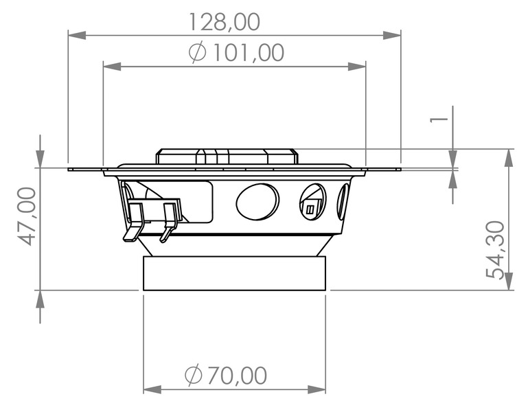 Woofer-Midrange Hoparlör 100mm - 2
