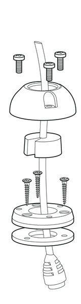 Çatı Kablo Geçişi 2-6mm Plastik - 2