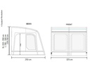 E-Sport 325XL karavan ön çadırı - 3