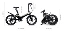 E-Bike HENRI 20" gri/siyah - 4