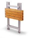 Alu-KlapptischSingleBambu - 2