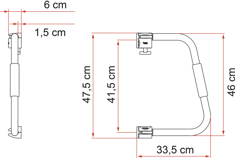 Fiamma Security 46cm Yüksek - 2