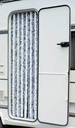 Peluş Kapı Perdesi 56x185 gri/mavi - 2