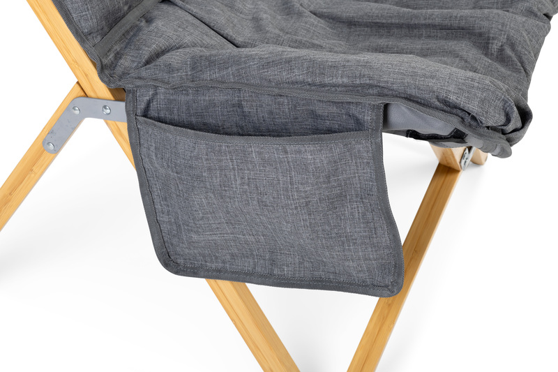 LOUNGE Katlanır Koltuk, Gri - 5
