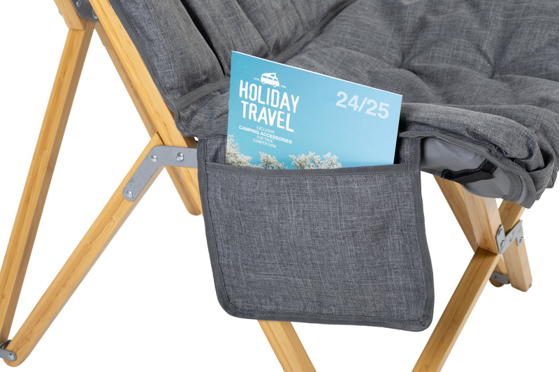 LOUNGE Katlanır Koltuk, Gri - 6