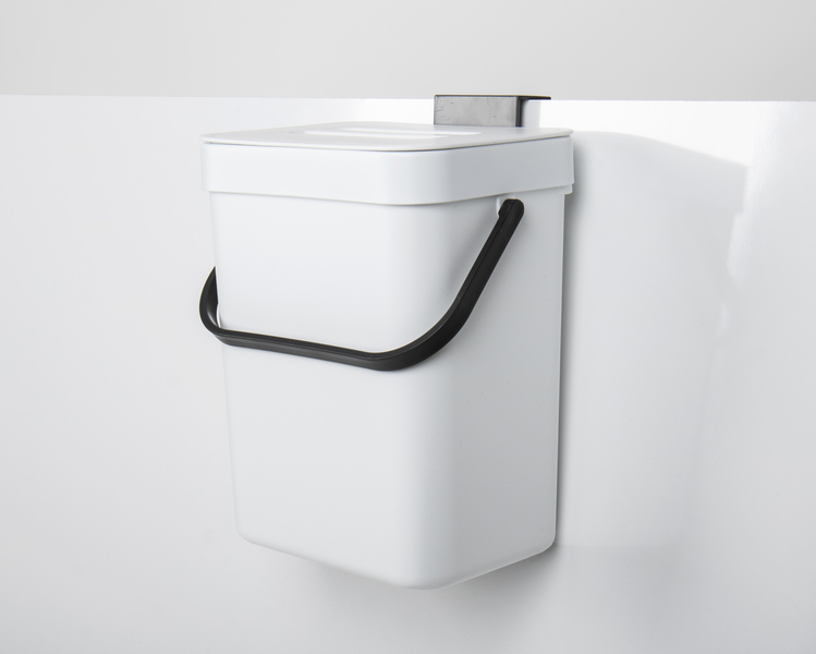 Mülleimer 3 Liter weiß - 2