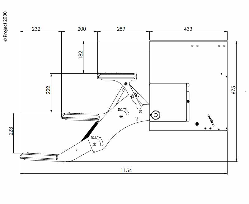12V Çiftli Basamak 48 cm - 2