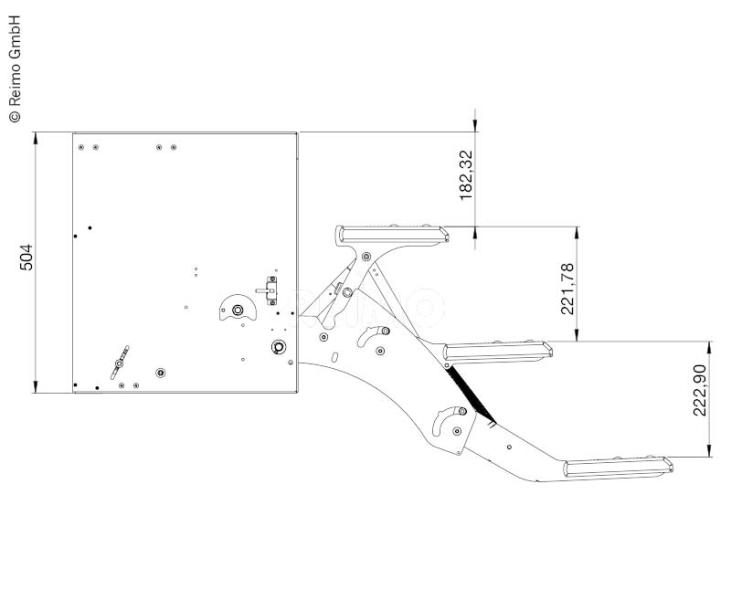 3 Basamaklı 530 mm Motorlu sağ - 4