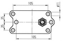 Klemmschelle D48mm Guss Döküm 48 mm Boru Kelepçesi - 2
