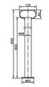 Stützrohr RSR 48-600mm RSR 48-600 mm Destek Borusu - 2