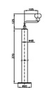 Stützrohr ST 48-90 m.Kurb Kranklı ST 48-90 Destek Borusu - 2